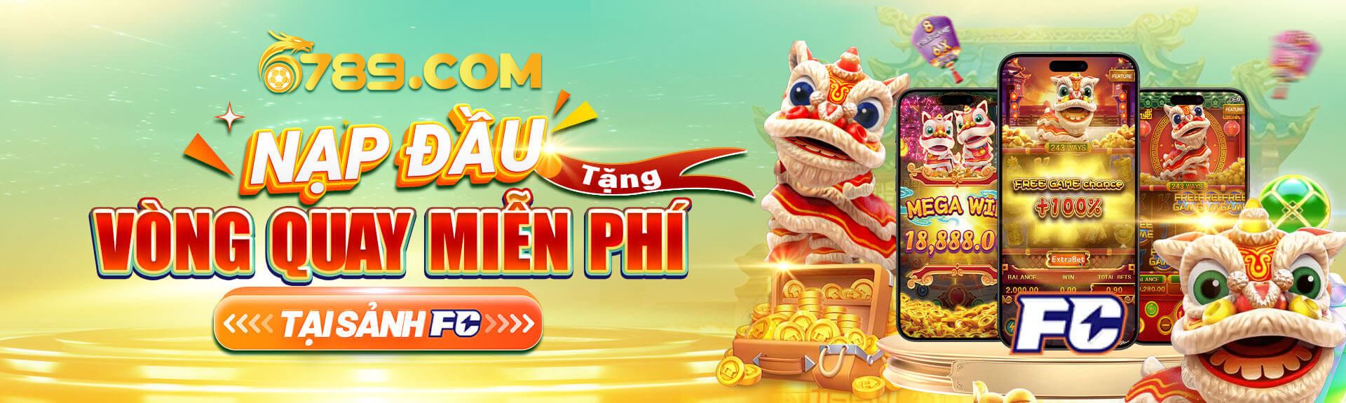 6789is.com nạp đầu tặng 10 vòng quay miễn phí tại sảnh FC
